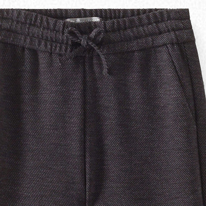 男童深灰色棉长裤