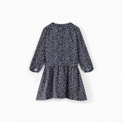 女童藏青色Logo连衣裙