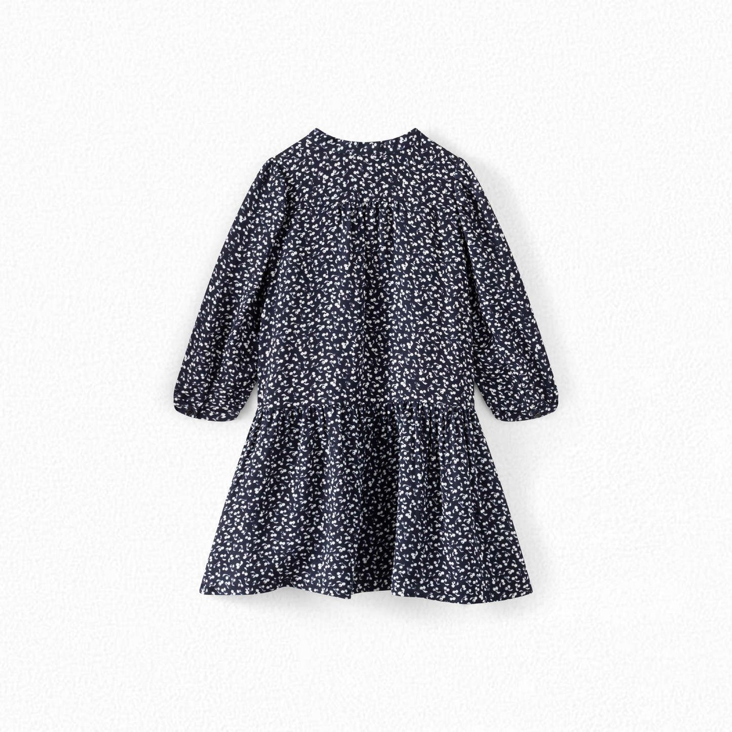 女童藏青色Logo连衣裙