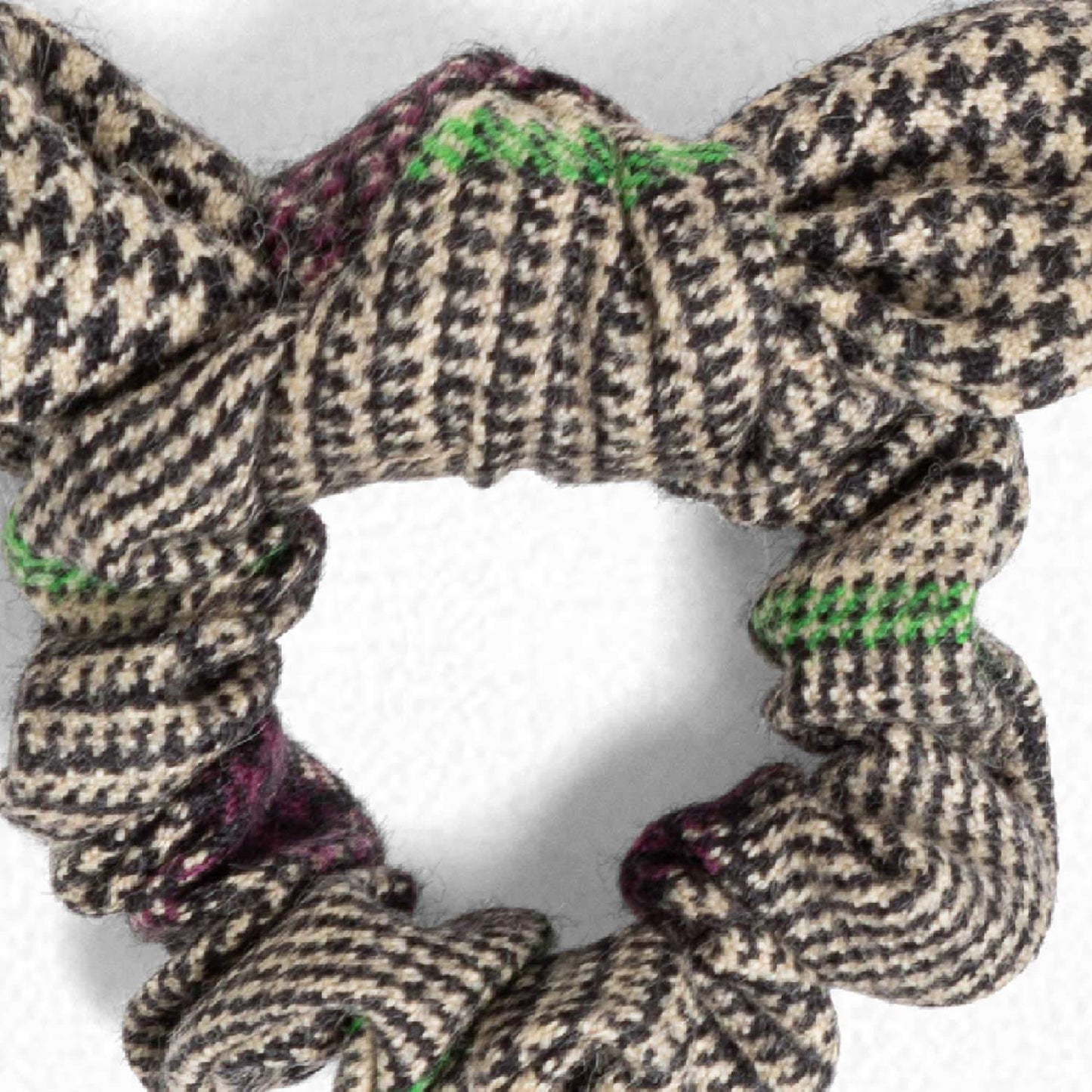 女童藏青色羊毛发饰