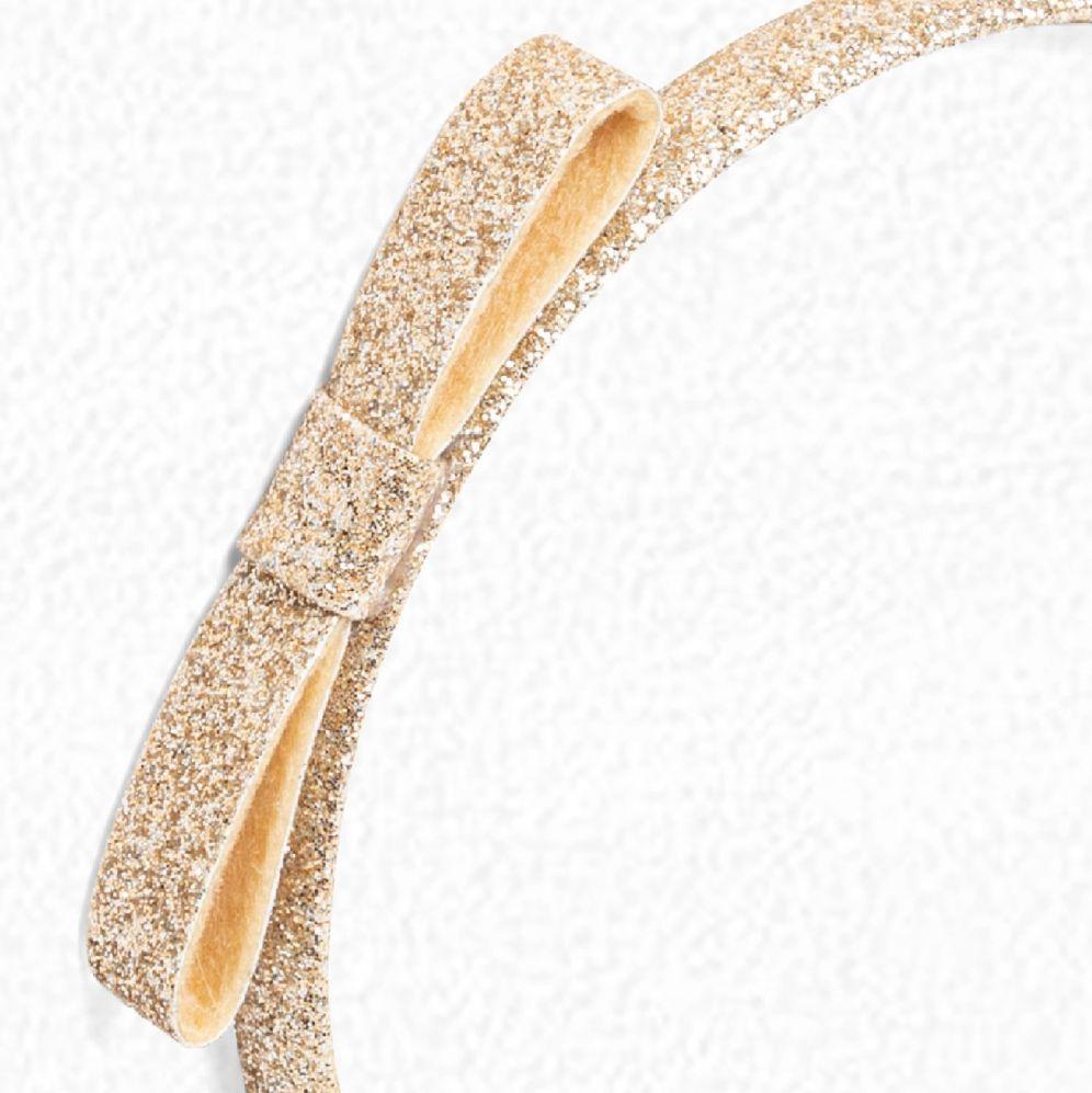 女童金色闪光发箍