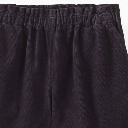 女童藏青色棉长裤