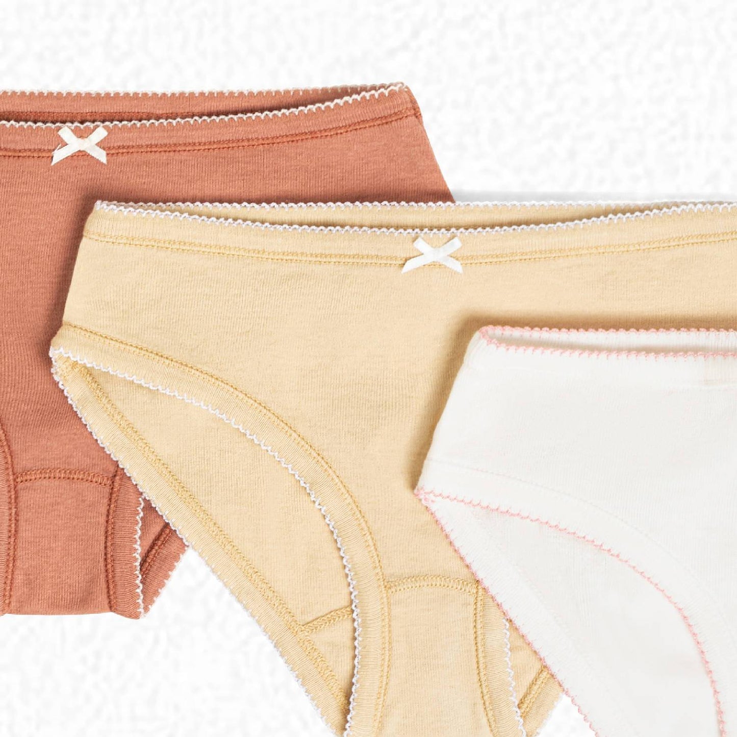 女童彩色棉内裤套装