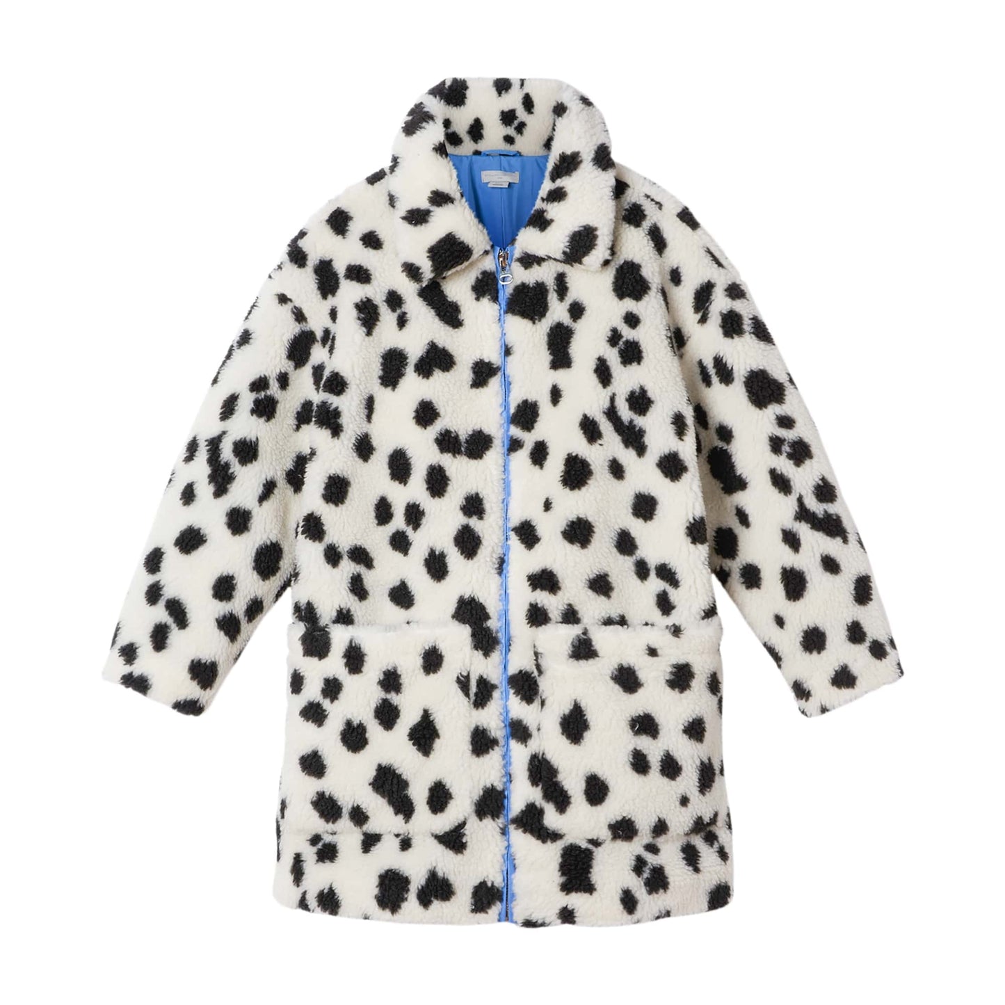 女童白色运动外套