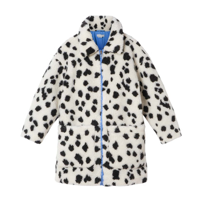 女童白色运动外套