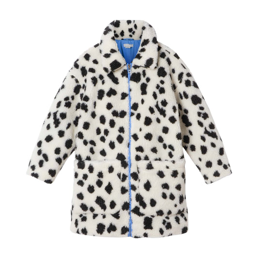 女童白色运动外套