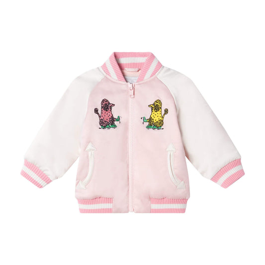 女婴贵宾犬棉夹克