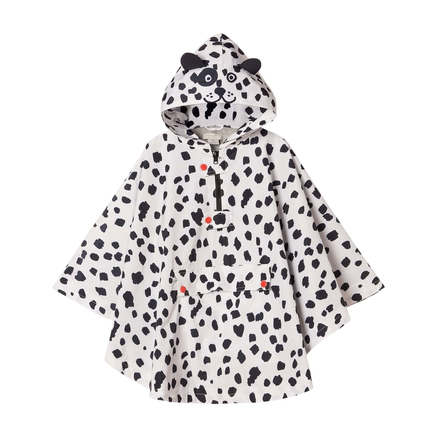 女童白色斑点披肩