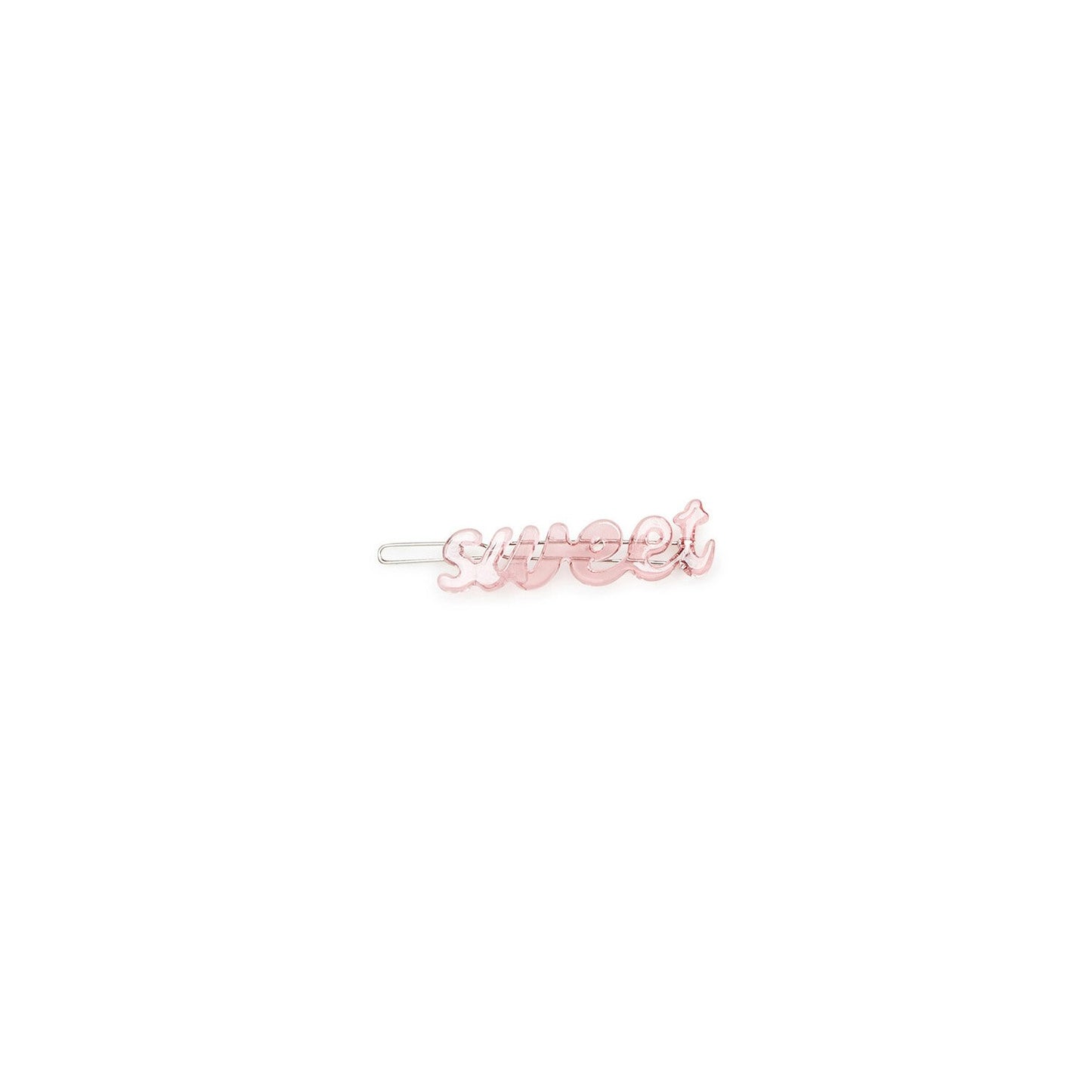 女童粉色Logo发夹