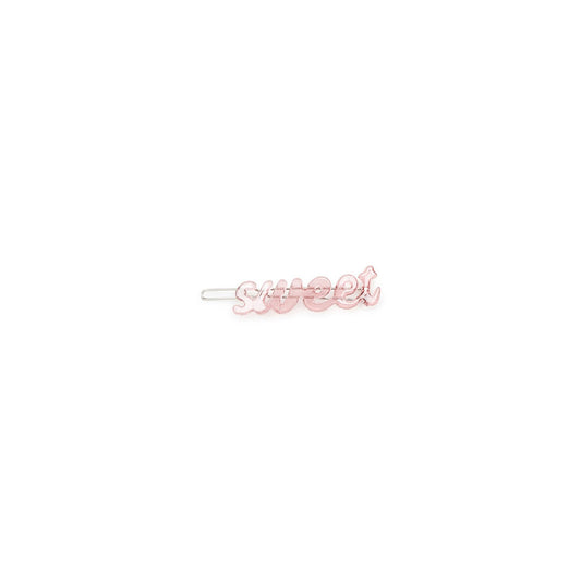 女童粉色Logo发夹