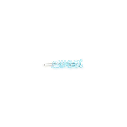 女童蓝色Logo发夹