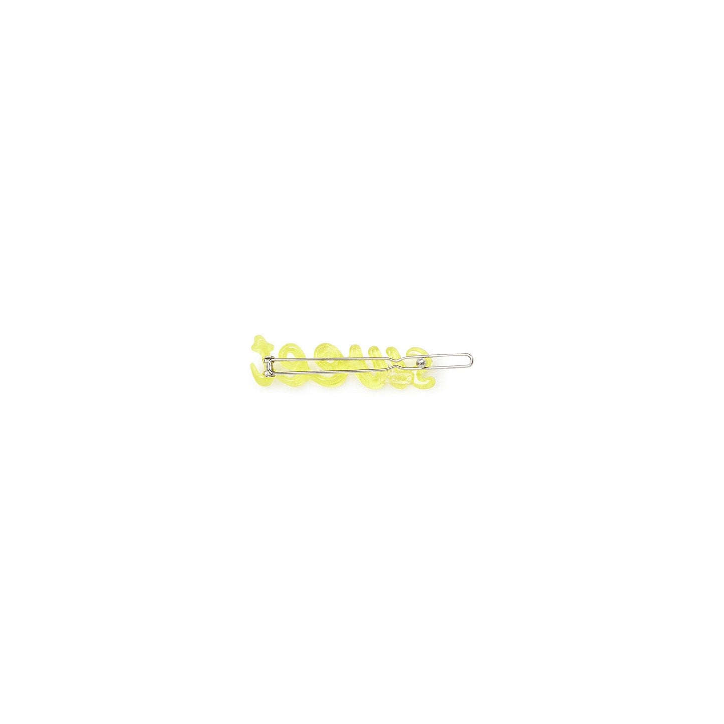 女童黄色Logo发夹