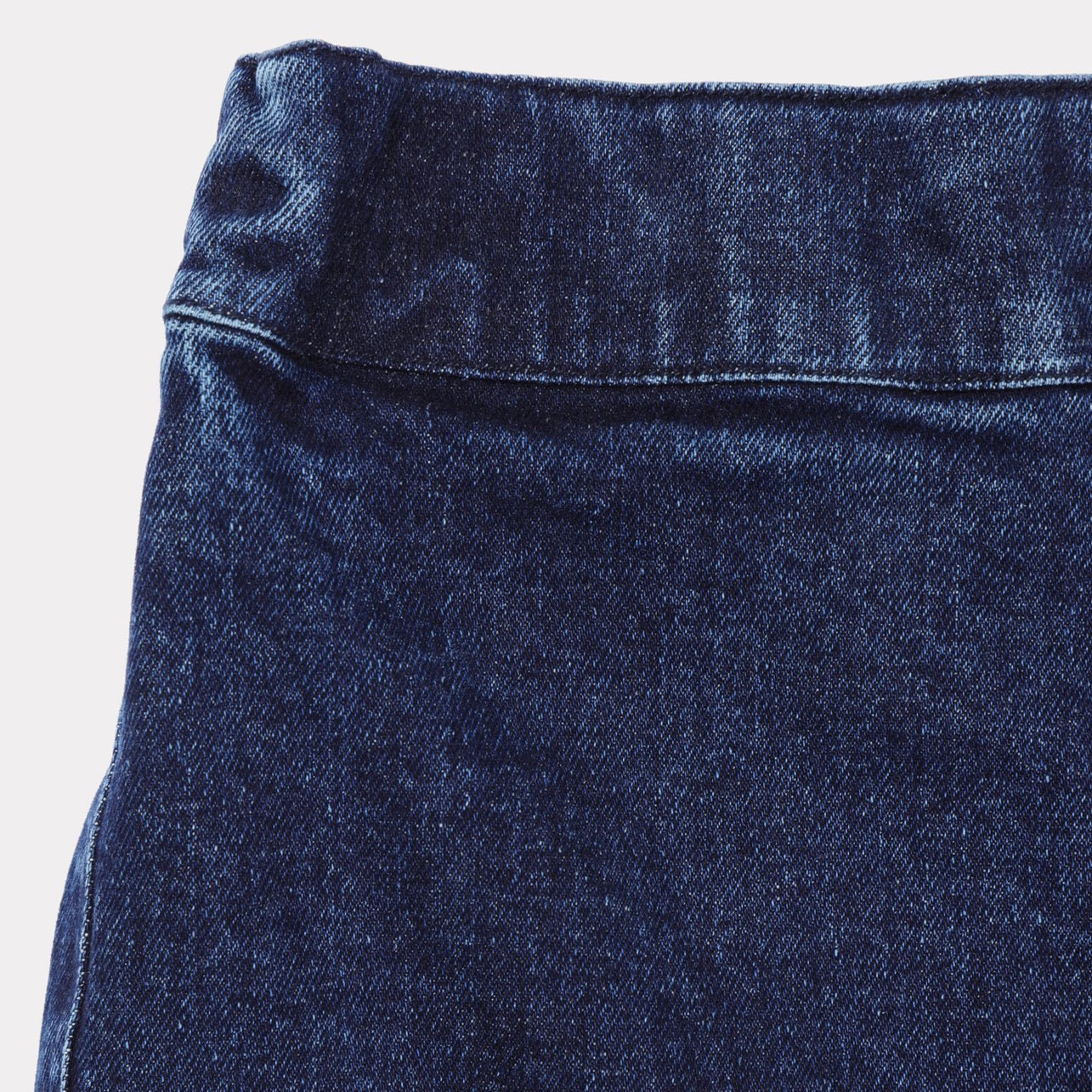 女童藏青色牛仔长裤