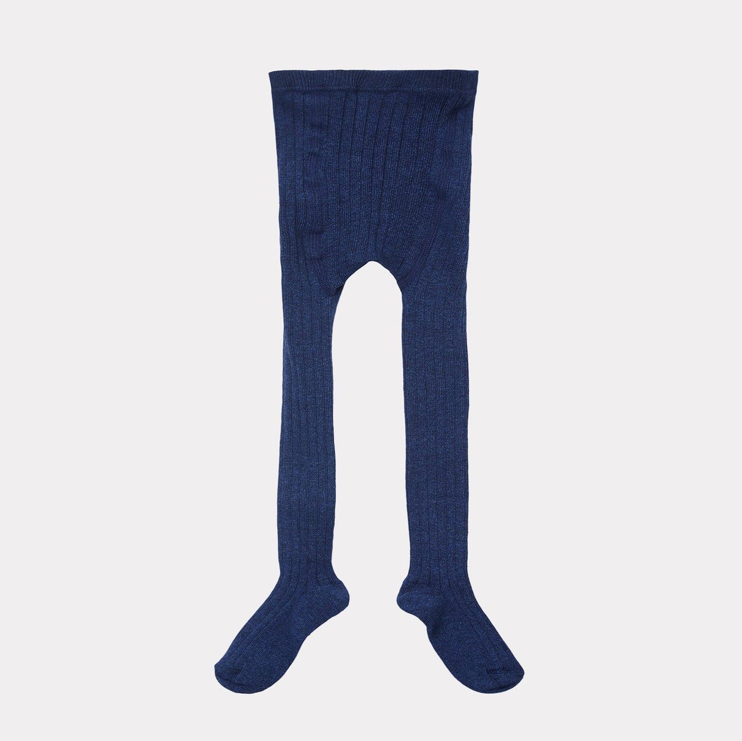 女童蓝色棉连裤袜