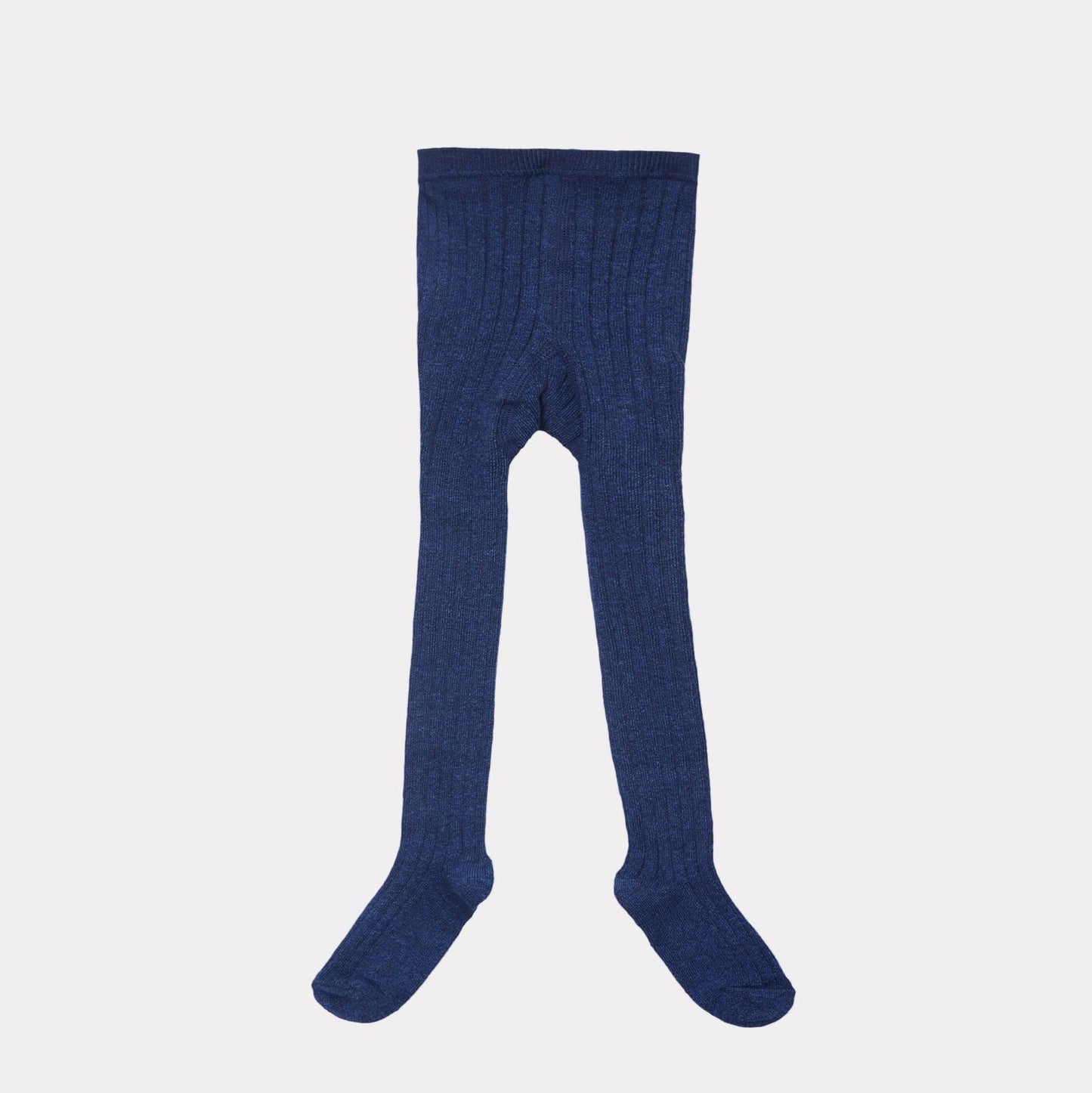 女童蓝色棉连裤袜