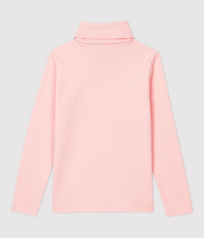 女童粉色棉上衣