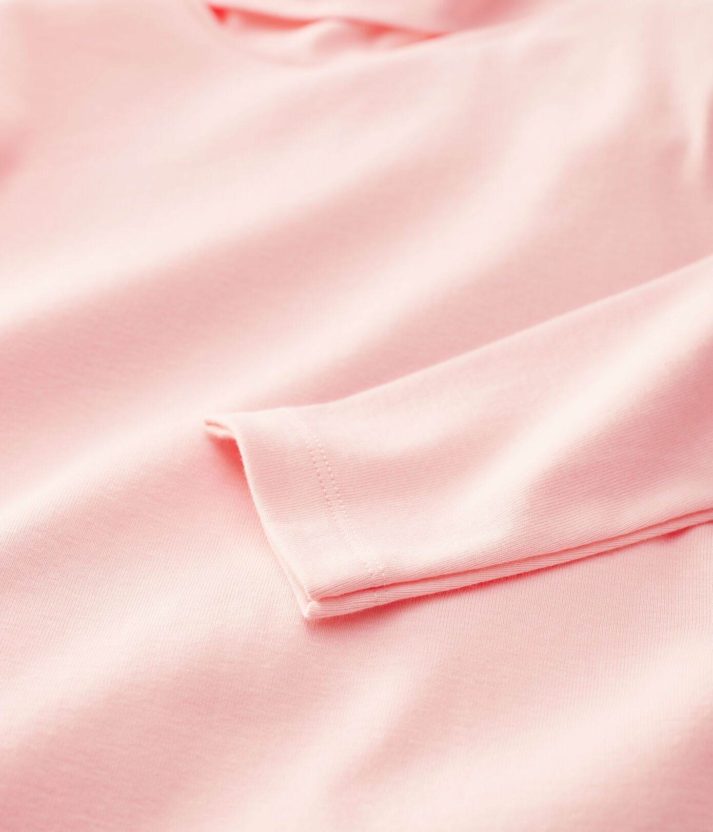 女童粉色棉上衣