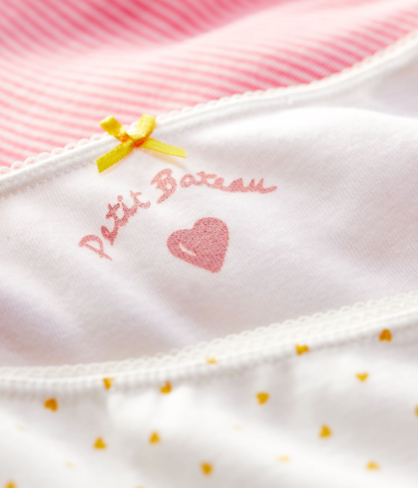 女童彩色棉内裤套装(3件)