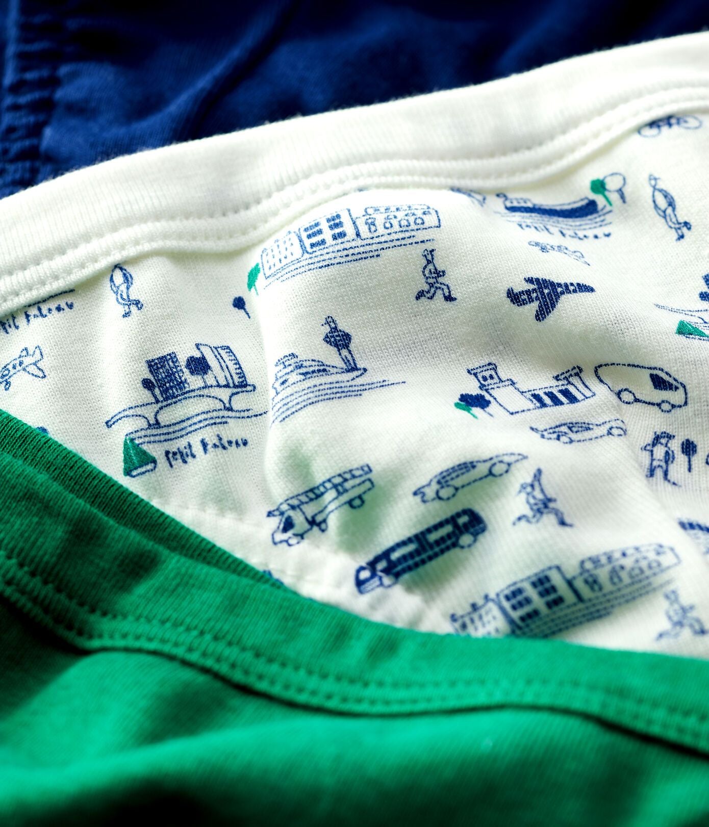 男童彩色棉内裤套装 (3件)