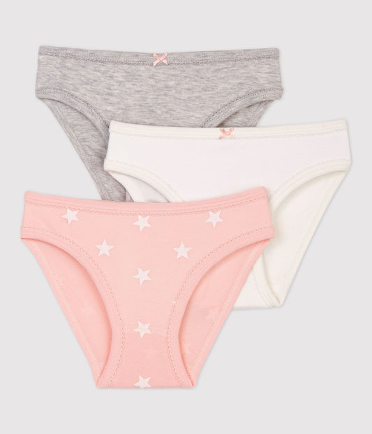 女童彩色棉内裤套装 (3件)