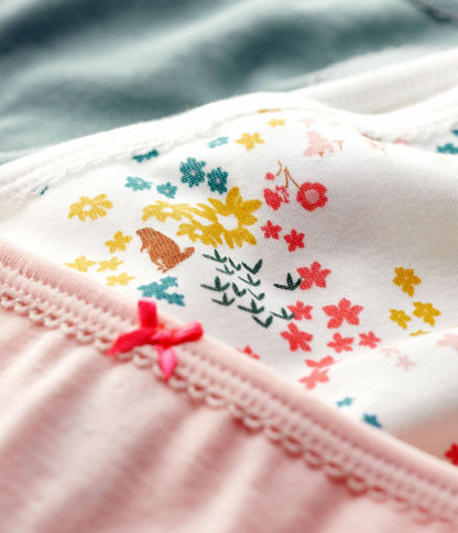 女童彩色棉内裤套装 (3件)