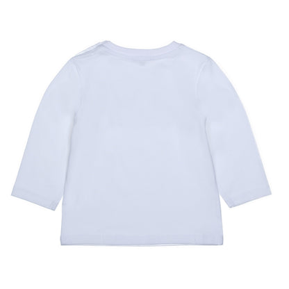 男婴藏青色Logo棉套装