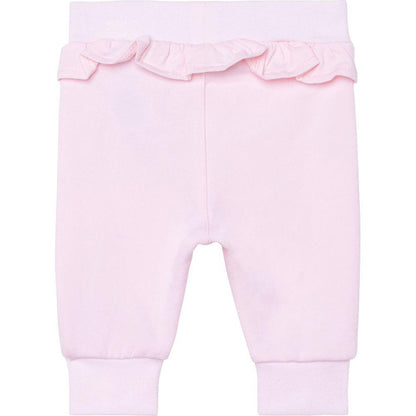 女婴粉色Logo棉套装