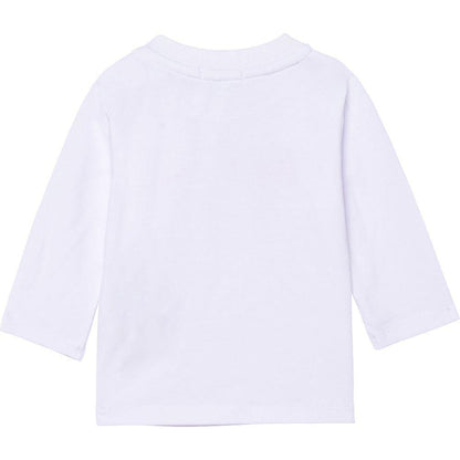 女婴粉色Logo棉套装