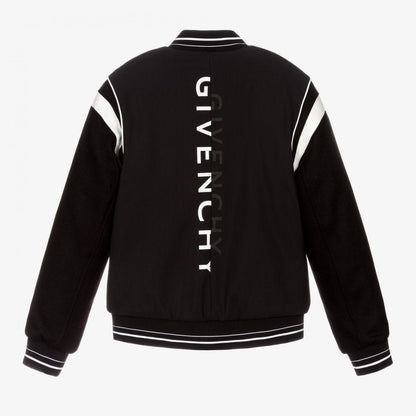 男童黑色Logo夹克