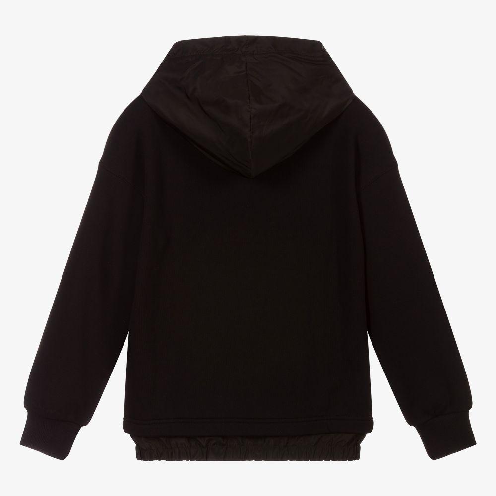 儿童黑色棉卫衣
