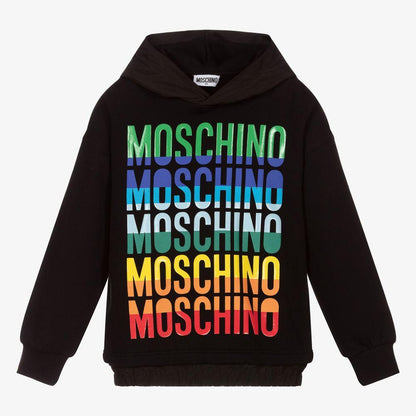 儿童黑色棉卫衣