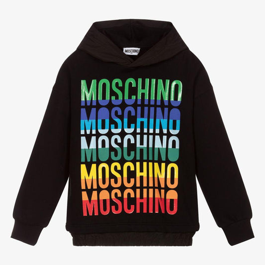 儿童黑色棉卫衣