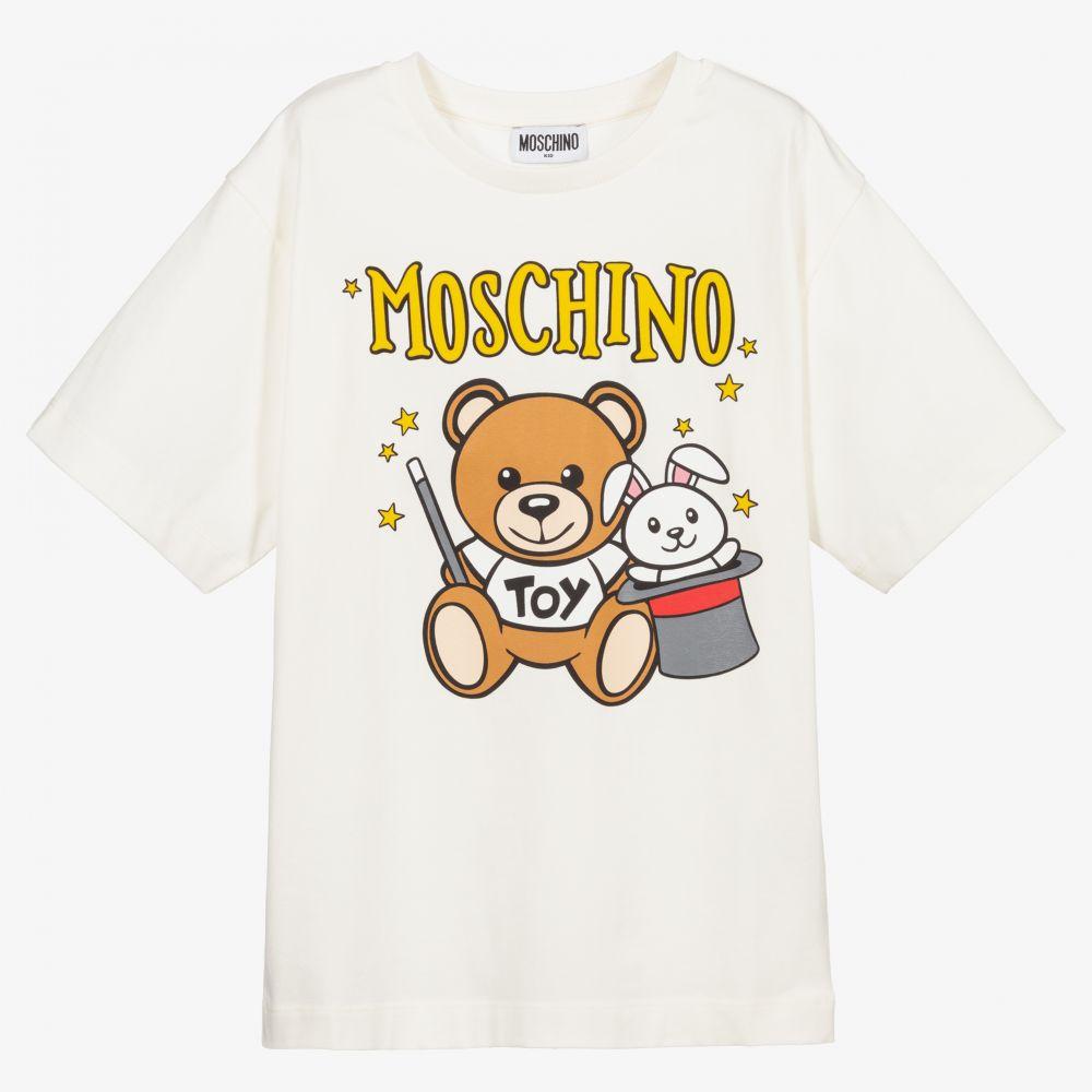 儿童白色Logo棉T恤