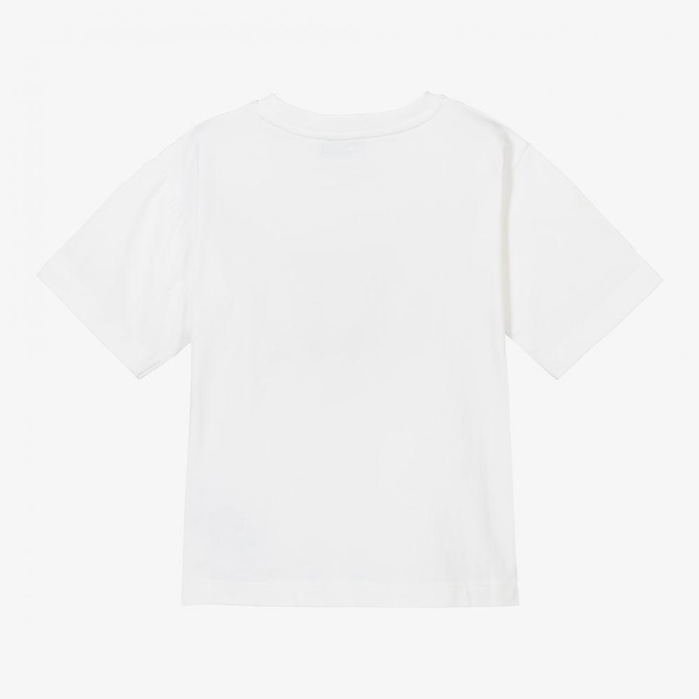 儿童白色Logo棉T恤