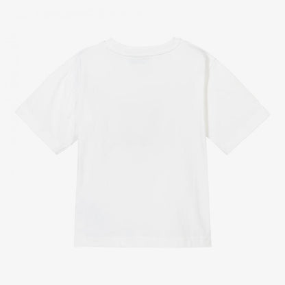 儿童白色Logo棉T恤
