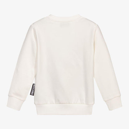 儿童白色小熊棉卫衣