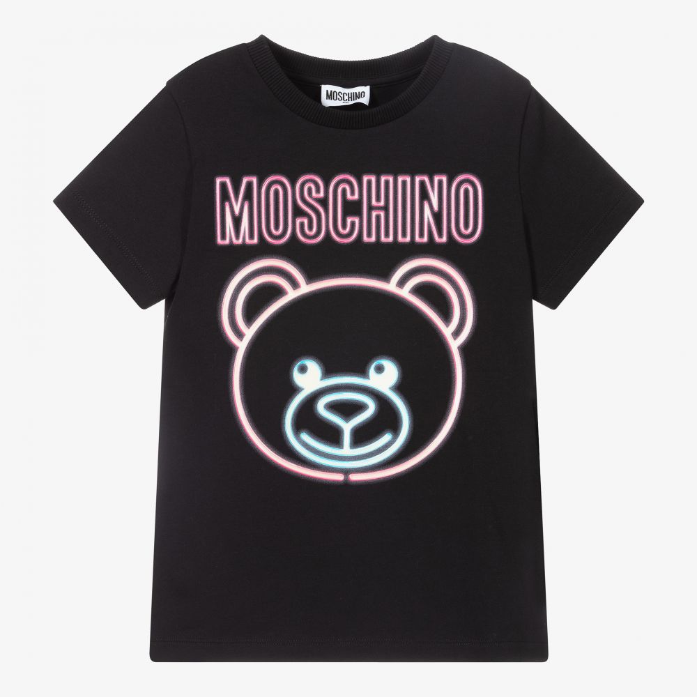 儿童黑色Logo棉T恤