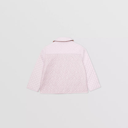 女童粉色Logo夹克