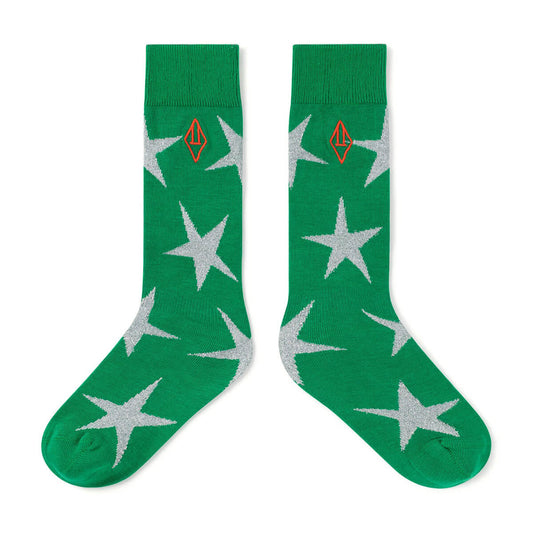 儿童绿色Logo袜子