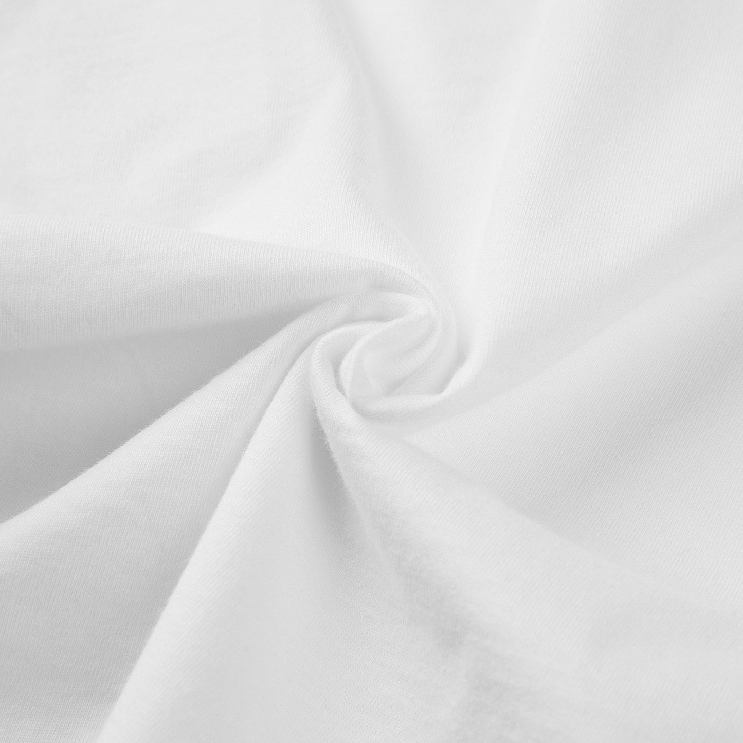 Girls White Cotton T-shirt