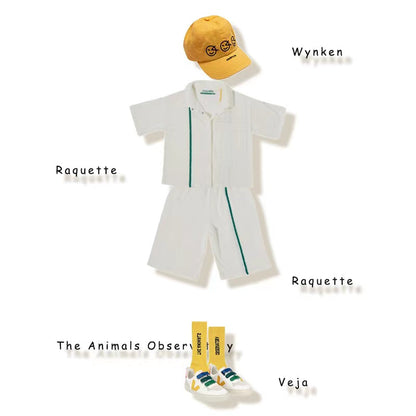 儿童黄色Logo长袜