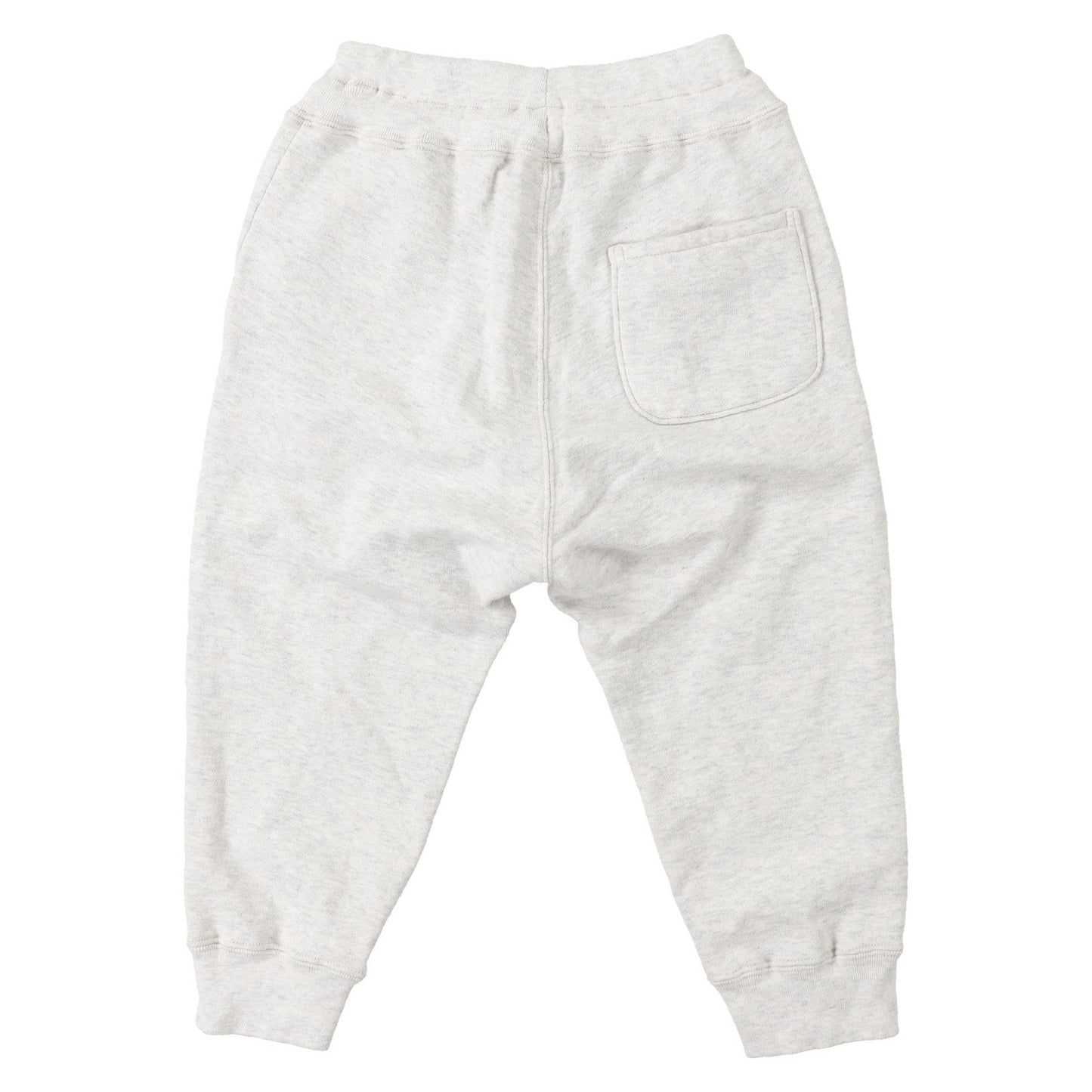 男童浅灰色Logo棉长裤