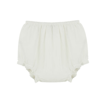 Baby Girls White Cotton Set