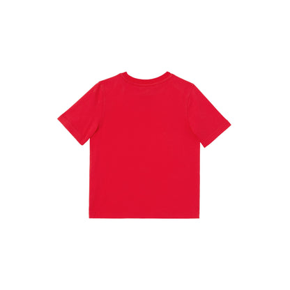 儿童红色Logo棉T恤