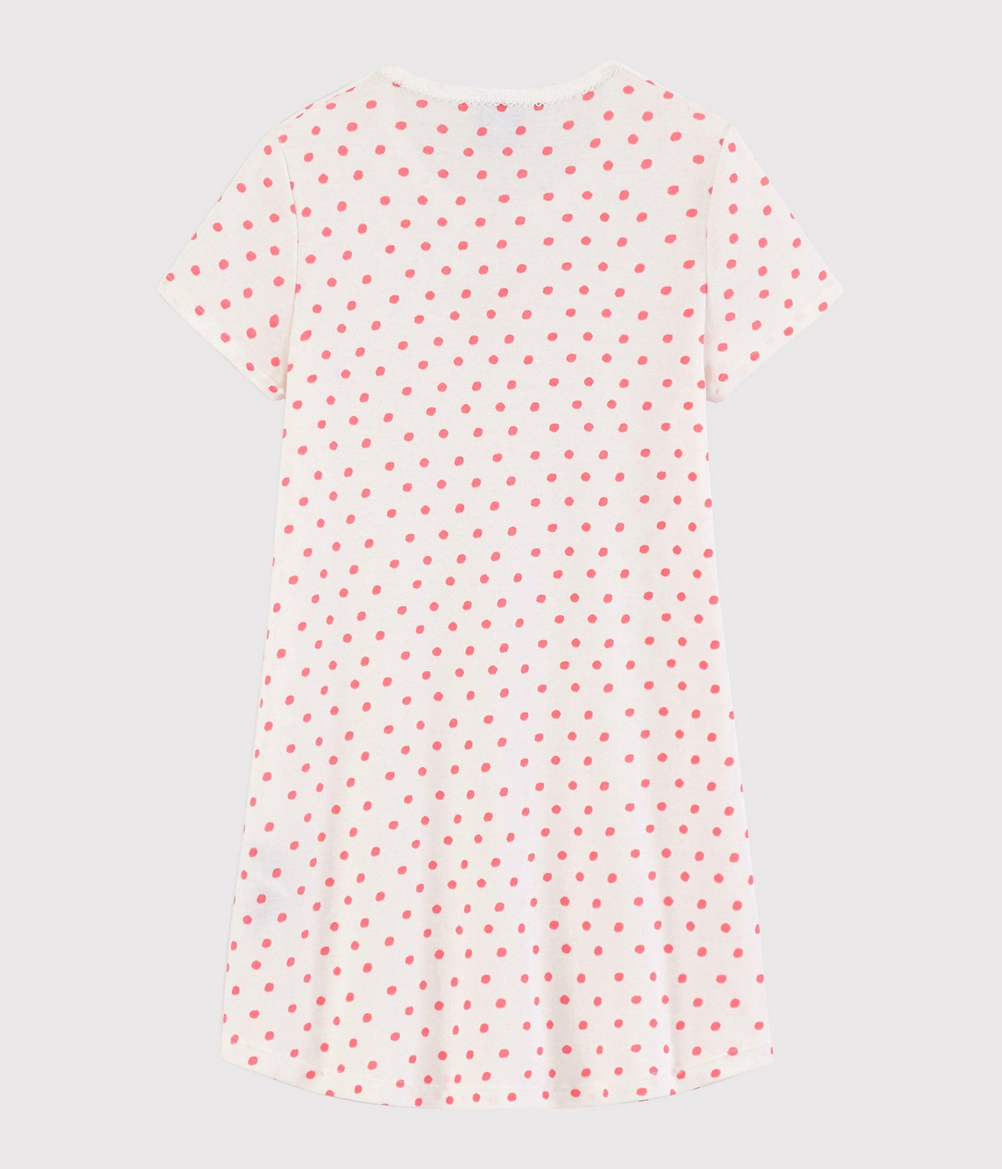 Girls Pink Dots Cotton Nightwear Set
