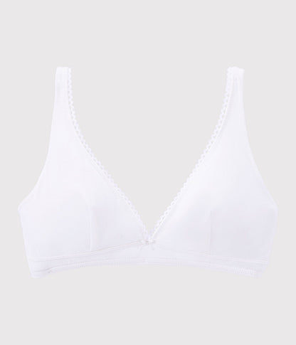 女童白色棉内衣