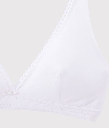 女童白色棉内衣