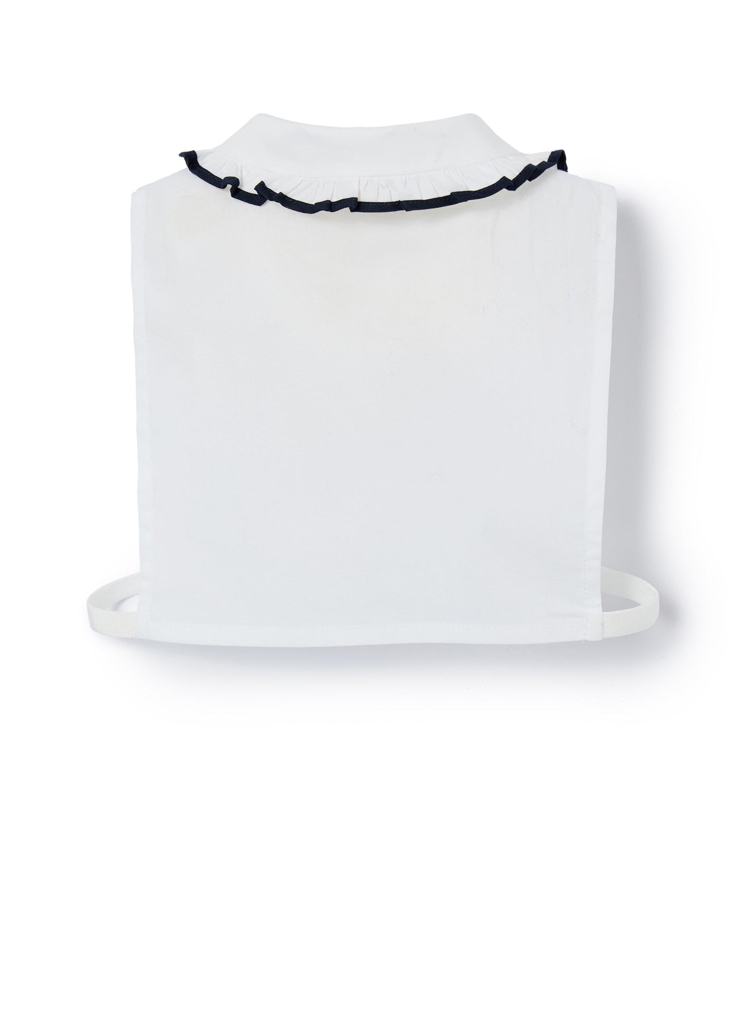 Girls White Detachable Collar