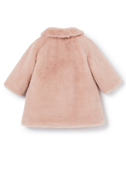 Baby Girls Powder Rose Coat