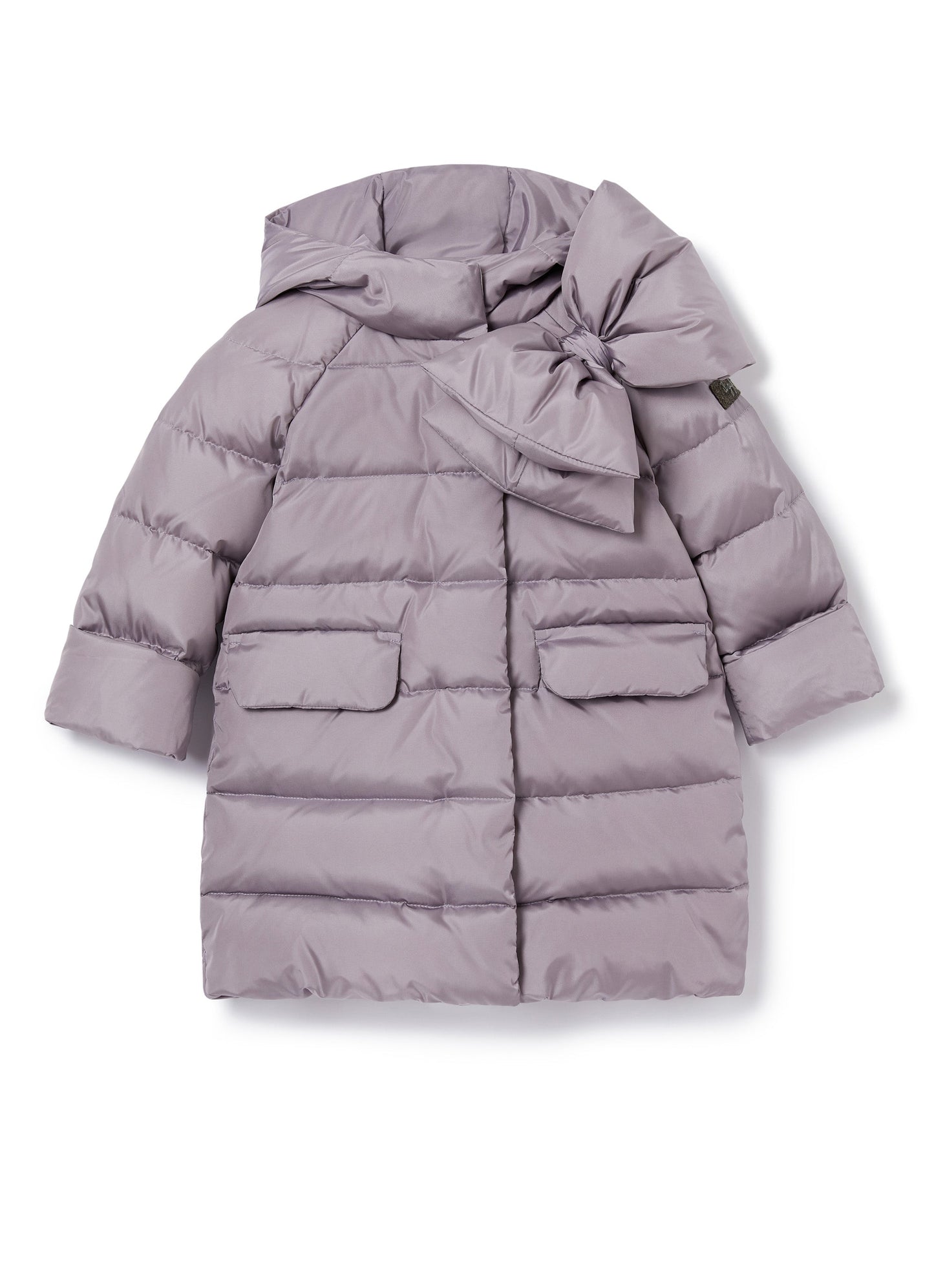 Girls Mauve Padded Down Coat